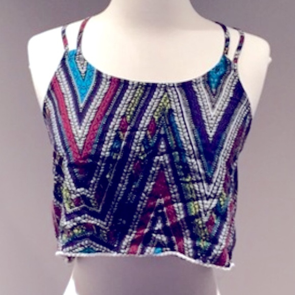 Mossimo Strappy Boho Crop Top